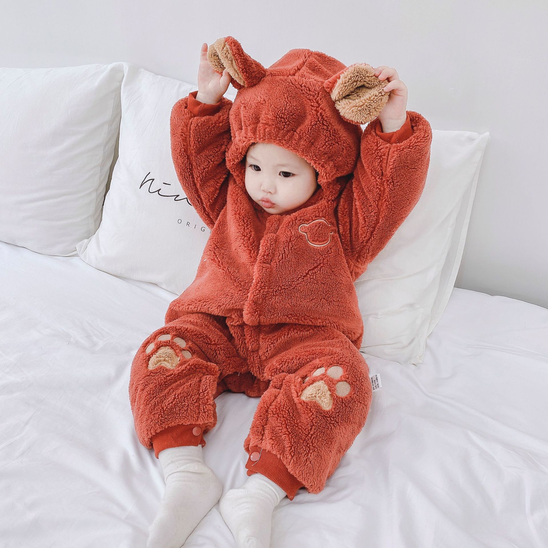 Quilted Newborn Romper