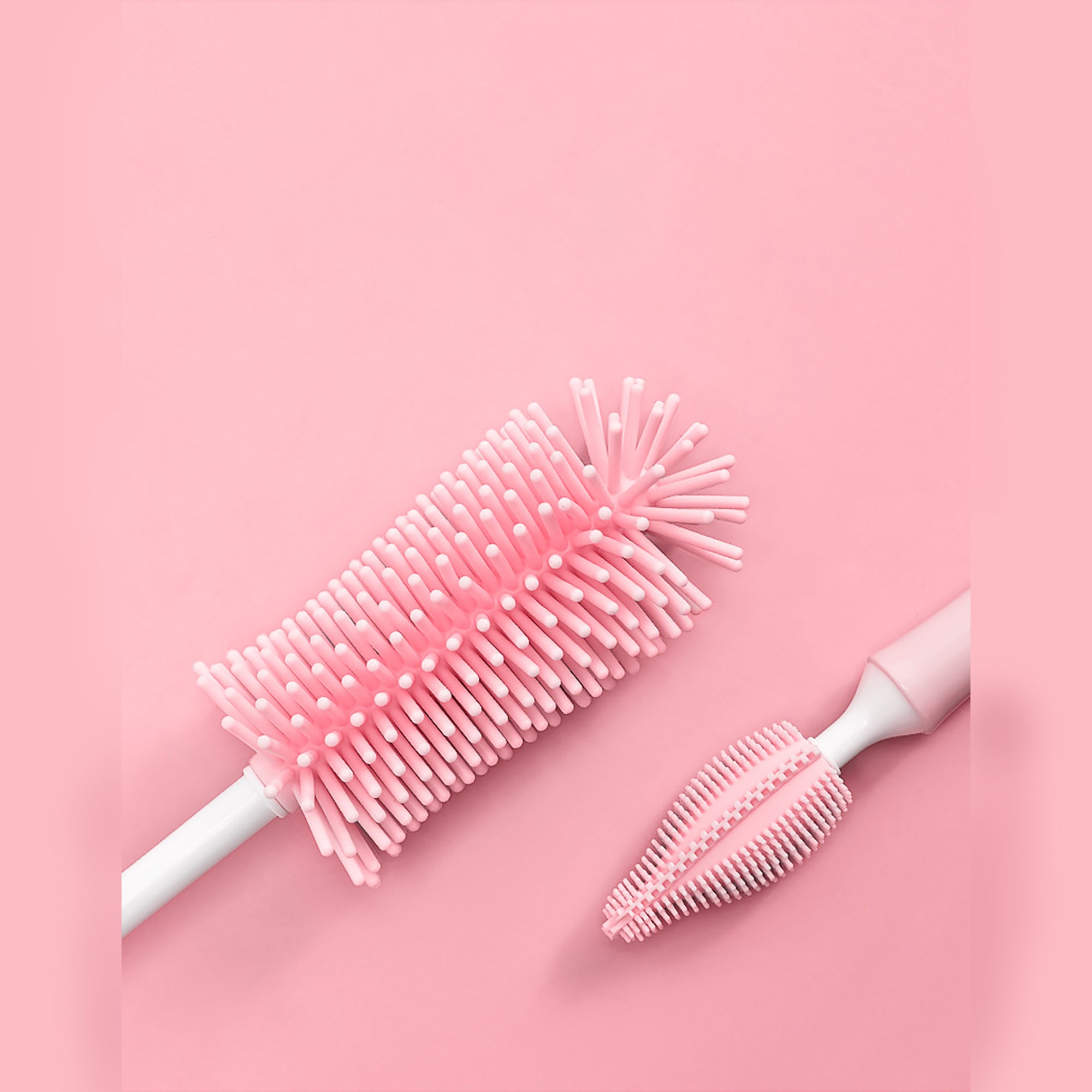 Straw Silicone Scrubbing Brush For Baby Bottle