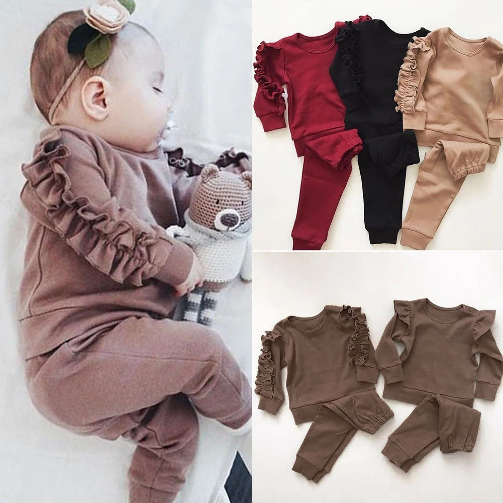 Sweet Frills Baby Girl Outfit