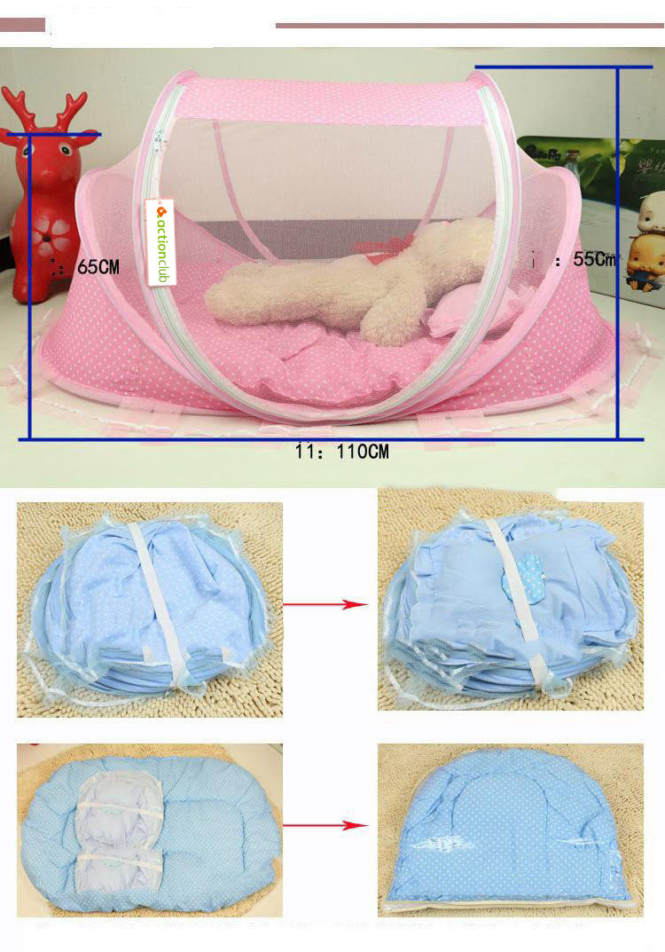 Dream Ease Portable Baby Bed Duo