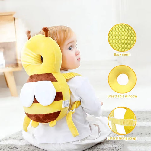 Baby Head Safety Pillow  Bee Design