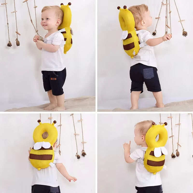 Baby Head Safety Pillow  Bee Design