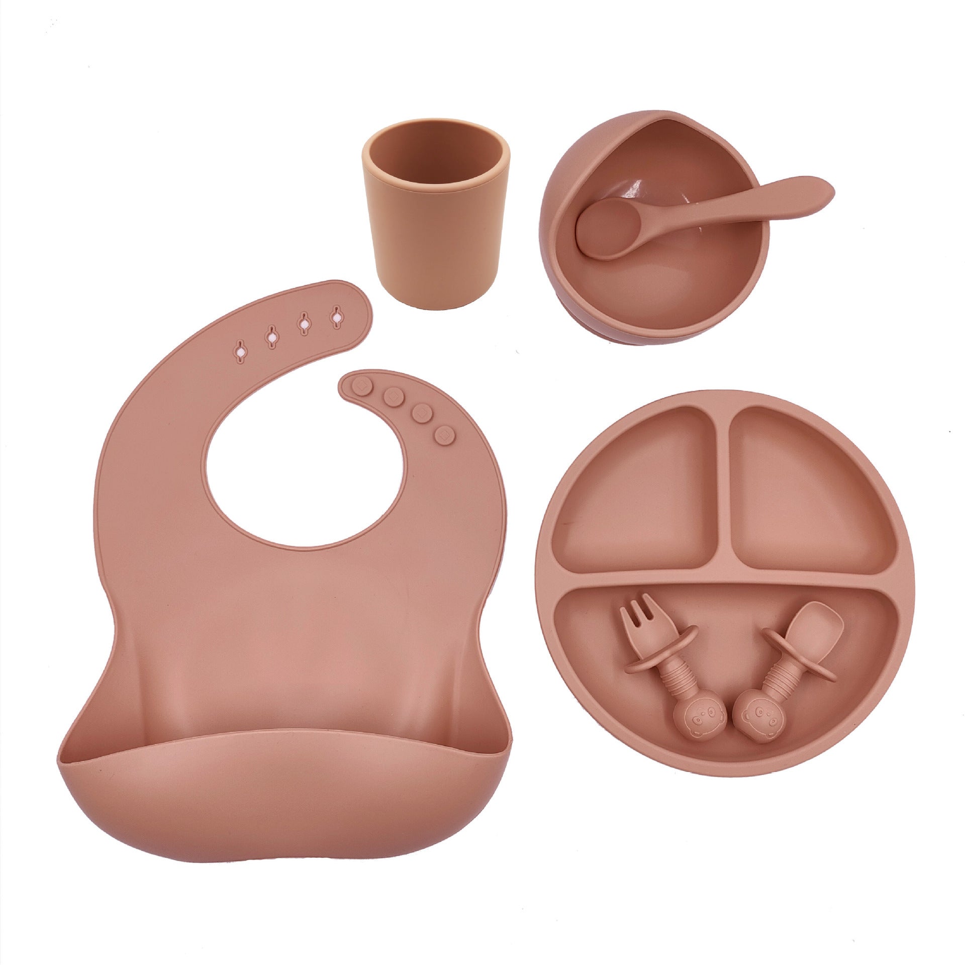 LittleSprout Silicone Feeding Set